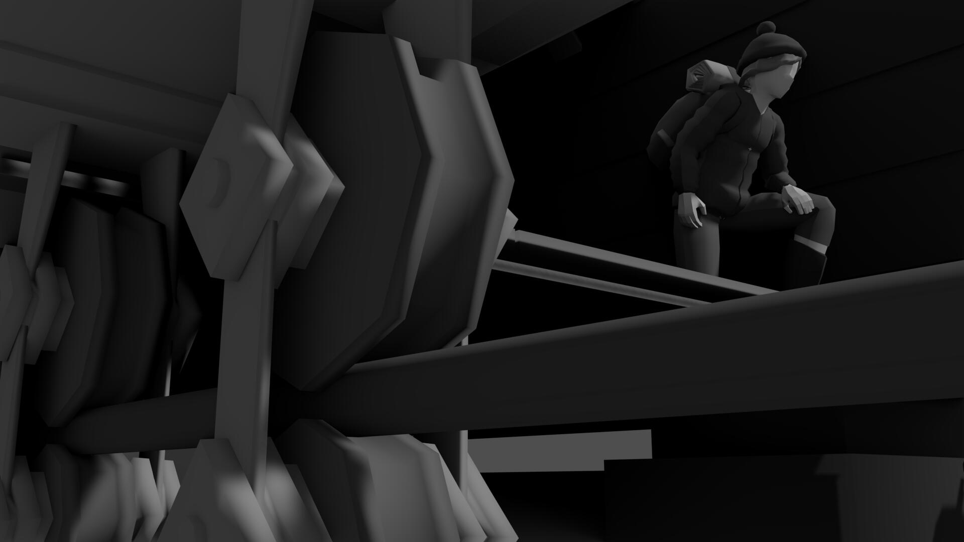 Early concept render for "We Below" [Jan 7, 2024] - Blender 3D